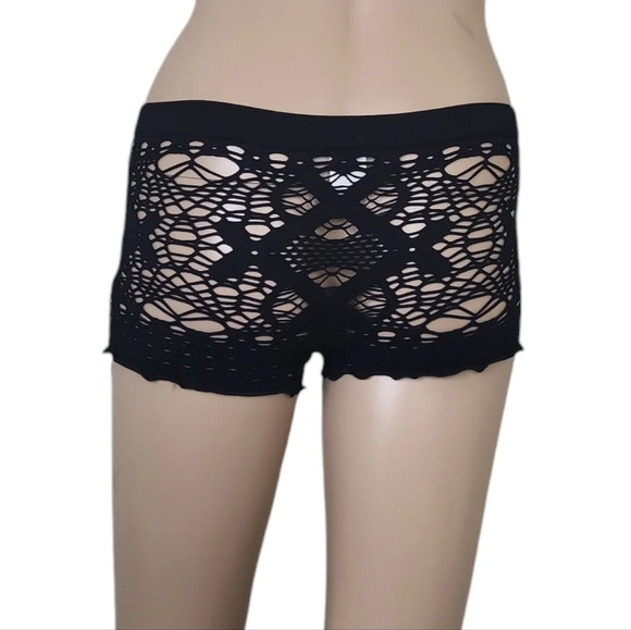 Free People Intimately Seamless Net Shorts - Picture 2 of 5
